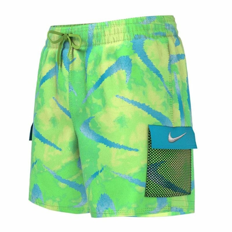 Short de Sport pour Enfants Nike Vert citron