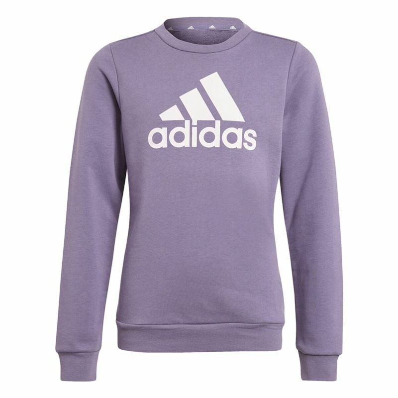 Sweat-shirt sans capuche fille Adidas G Bl Swt Bleu Rose