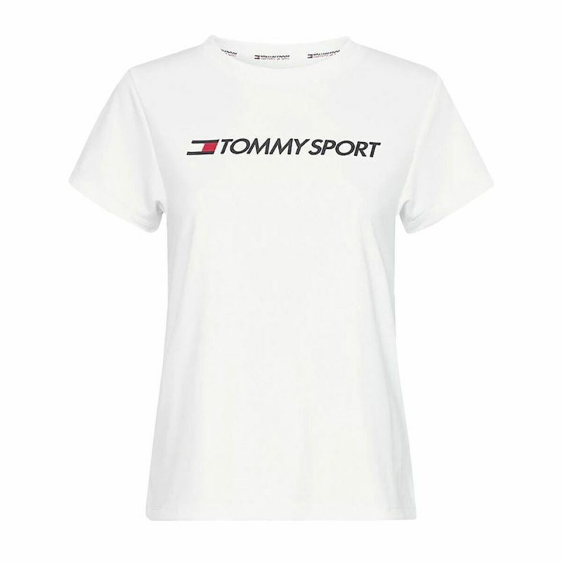 T-shirt à manches courtes homme Tommy Hilfiger Logo Chest Blanc