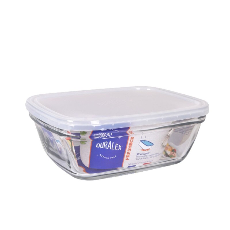 Boîte à repas rectangulaire avec couvercle Duralex Freshbox Transparent 1