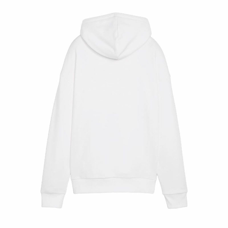 Sweat à capuche femme Puma Essentials+ Script Blanc