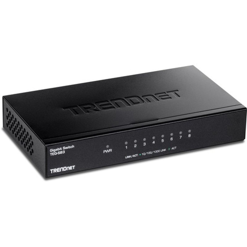 Switch Trendnet TEG-S83 Noir