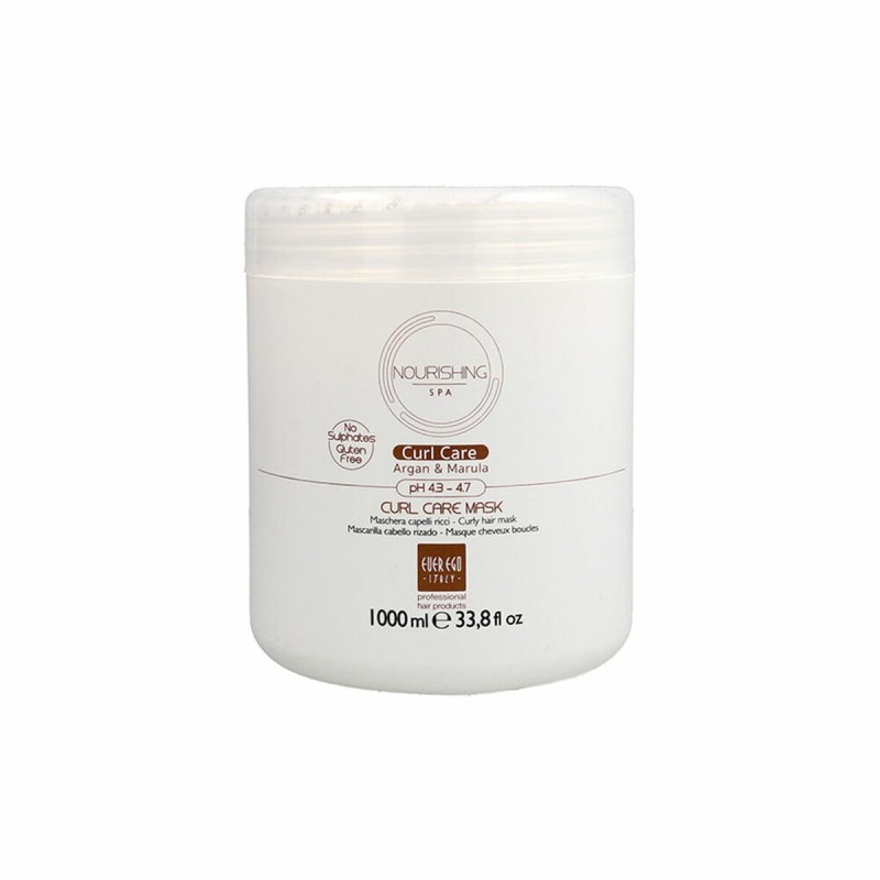 Masque pour cheveux Everego Nourishing Spa Curl Care Cheveux bouclés (1000 ml)