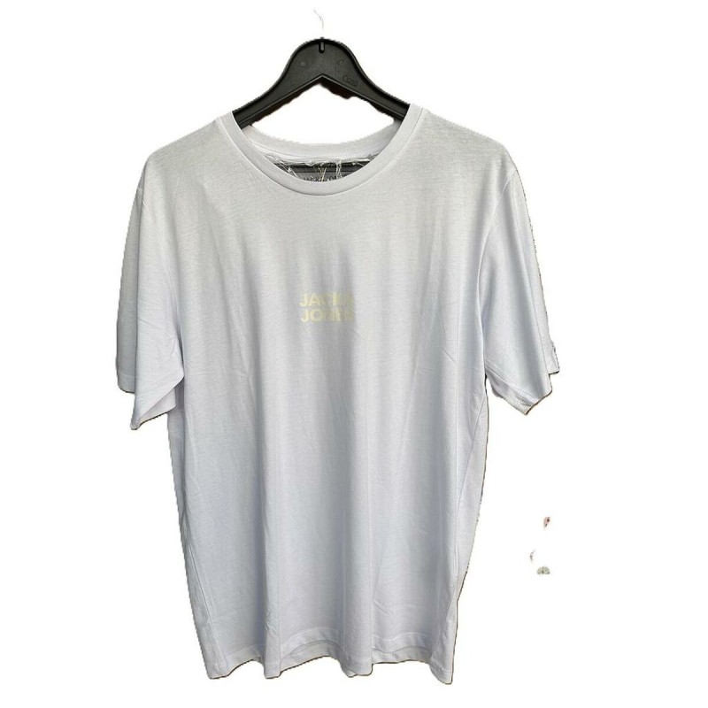 T-shirt à manches courtes homme Jack & Jones JJORLA TEE SS CREW NEW 12270873 Blanc