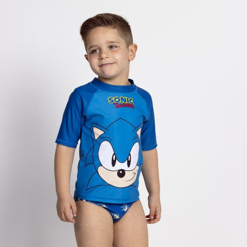 T-Shirt de Bain Sonic Bleu foncé