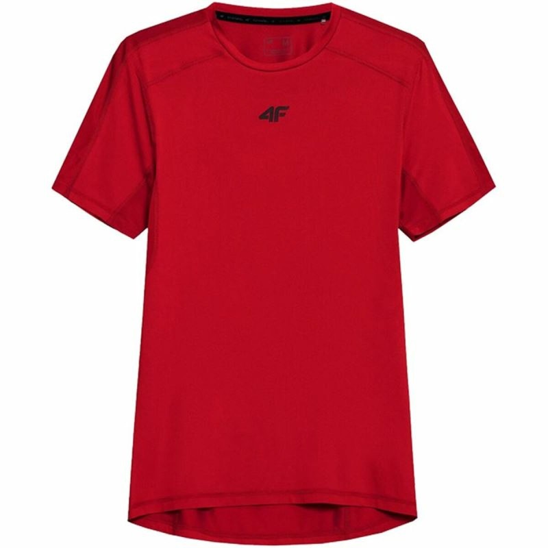 T-shirt à manches courtes homme 4F Quick-Drying Rouge