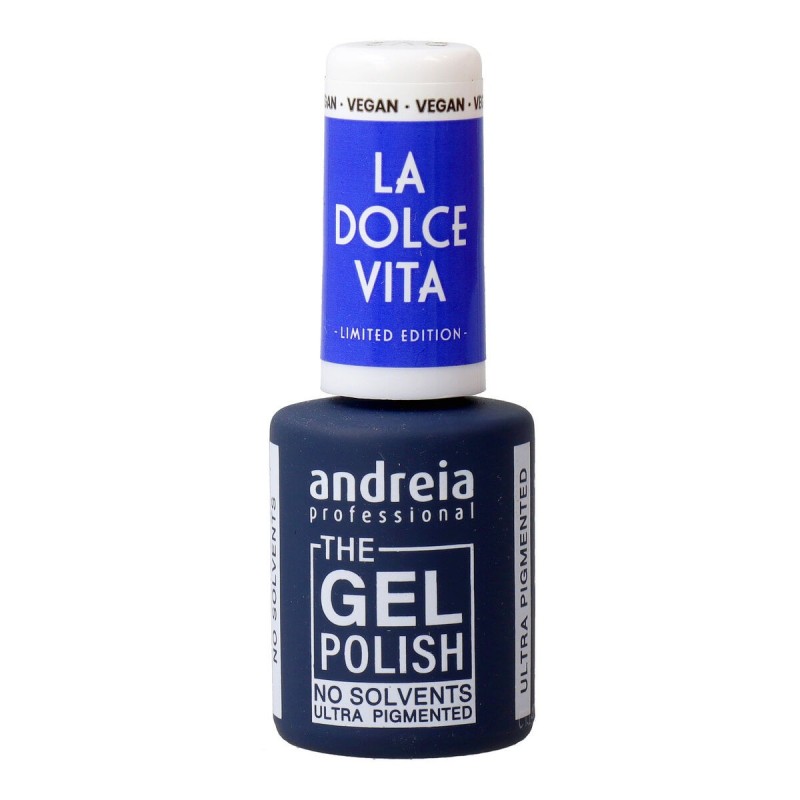 Vernis à ongles en gel Andreia La Dolce Vita DV2 Royal Blue 10