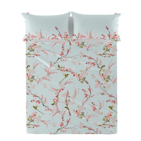 Drap HappyFriday Chinoiserie  Multicouleur 160 x 270 cm (asiatico/oriental)