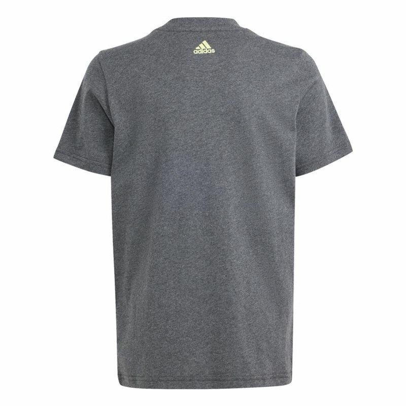 T shirt à manches courtes Enfant Adidas Essentials Big Logo Gris