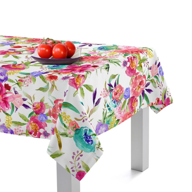 Nappe HappyFriday Pink bloom Multicouleur 150 x 150 cm