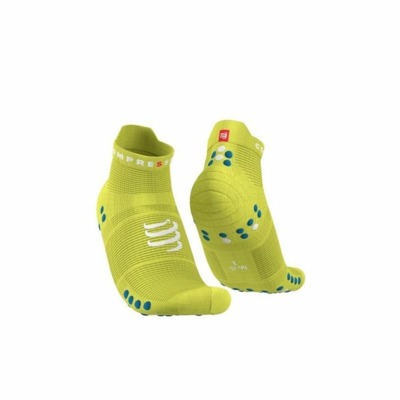 Chaussettes de Sport Compressport Pro Racing Jaune