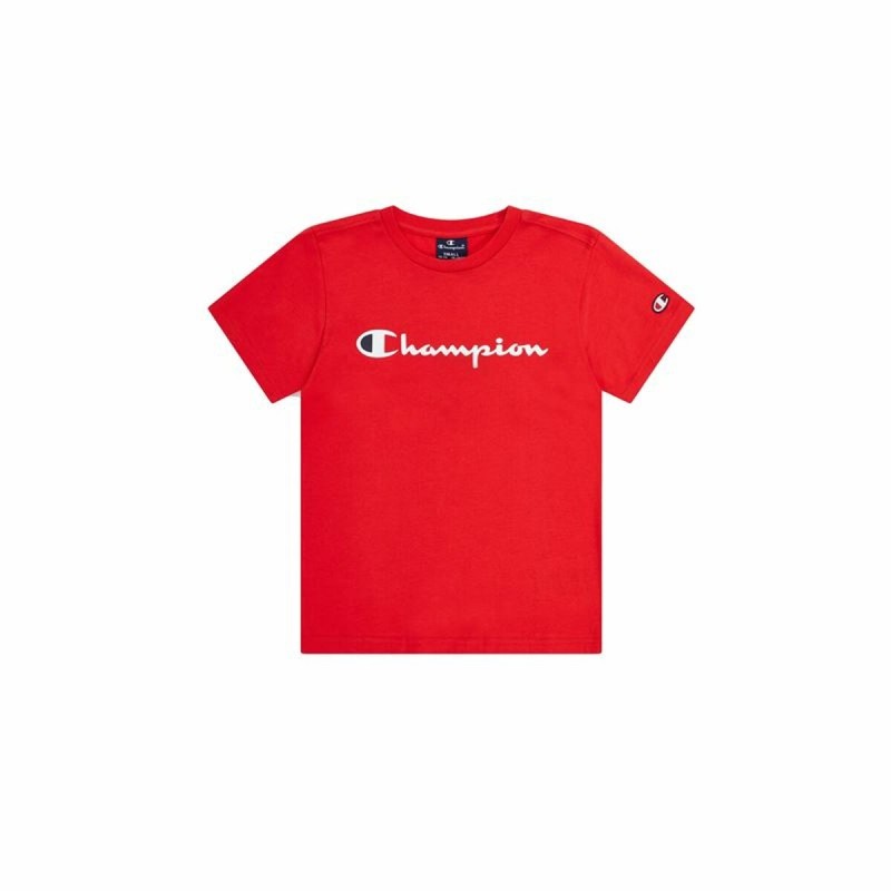 T shirt à manches courtes Enfant Champion Crewneck Rouge