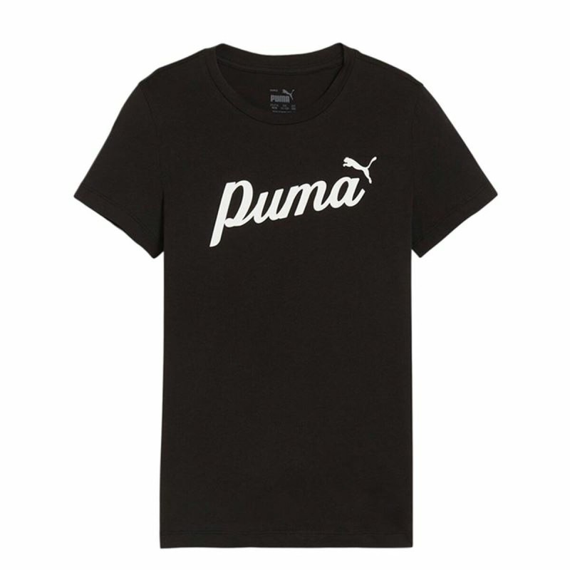 T shirt à manches courtes Enfant Puma Essentials + Script