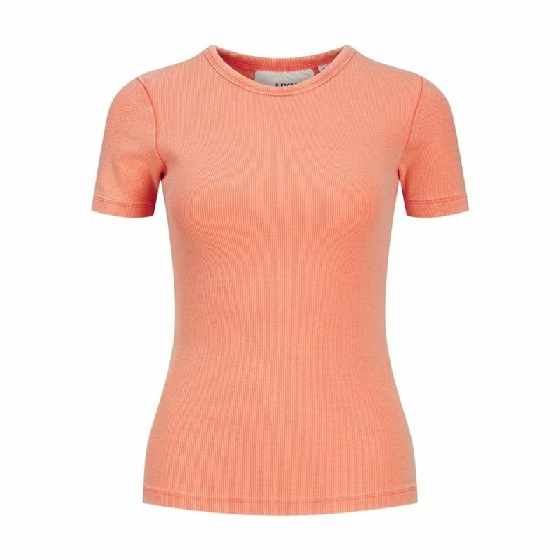 T-shirt à manches courtes femme Jack & Jones Jxfrankie Wash Ss Corail