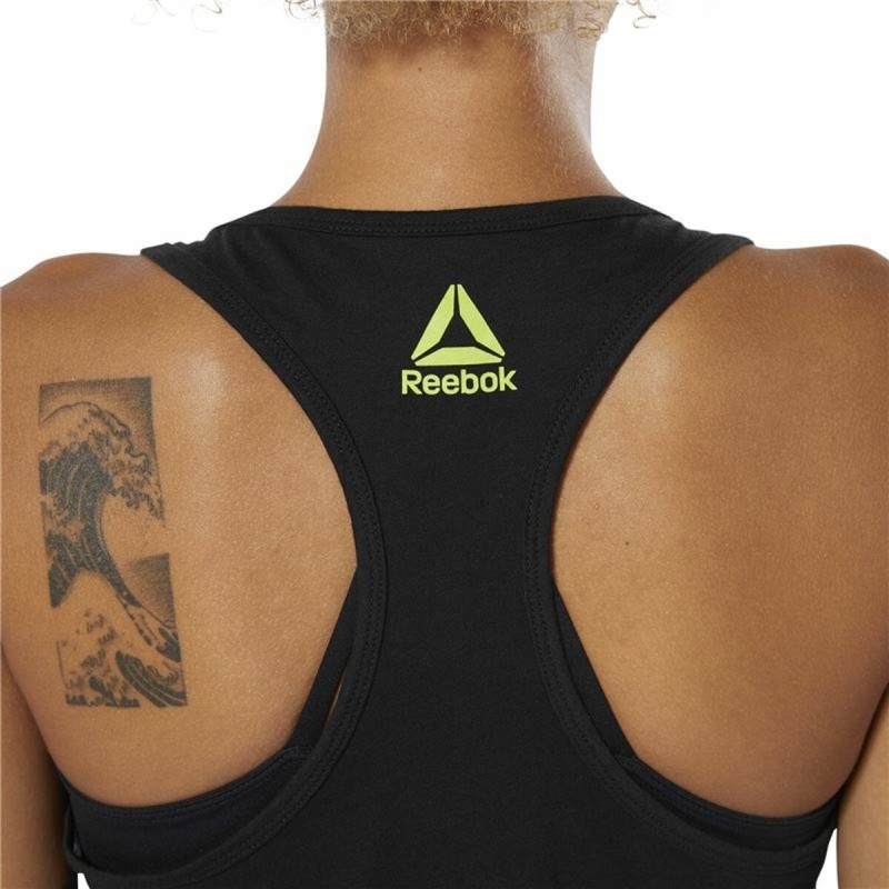 Maillot de Corps sans Manches pour Femme Reebok 1895 Race Noir