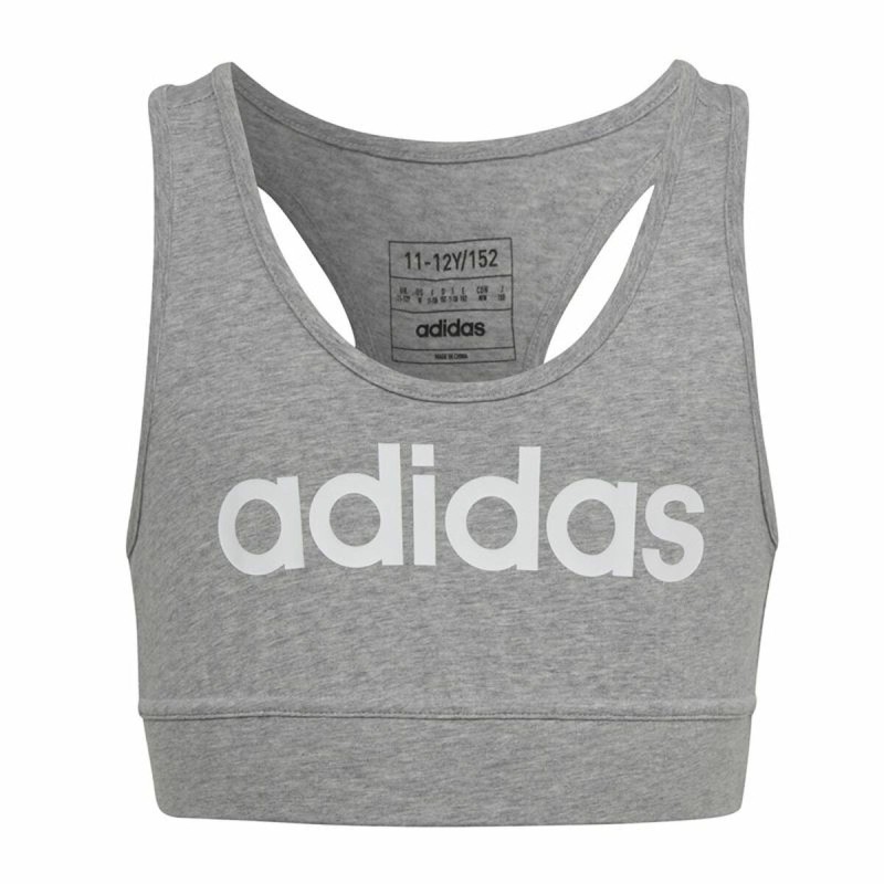 Soutien-gorge de Sport Adidas Essentials Linear Logo Gris