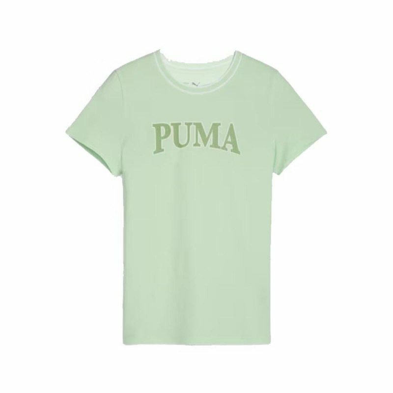 T shirt à manches courtes Enfant Puma Squad Vert citron