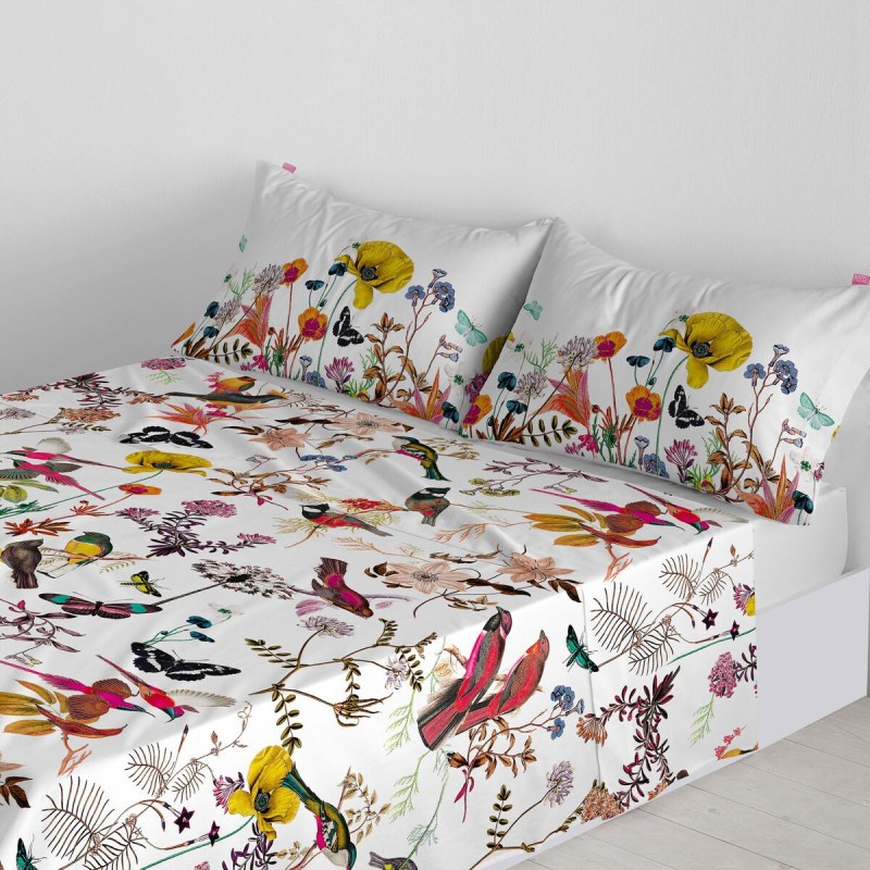 Drap HappyFriday Birds of paradise Multicouleur 210 x 270 cm