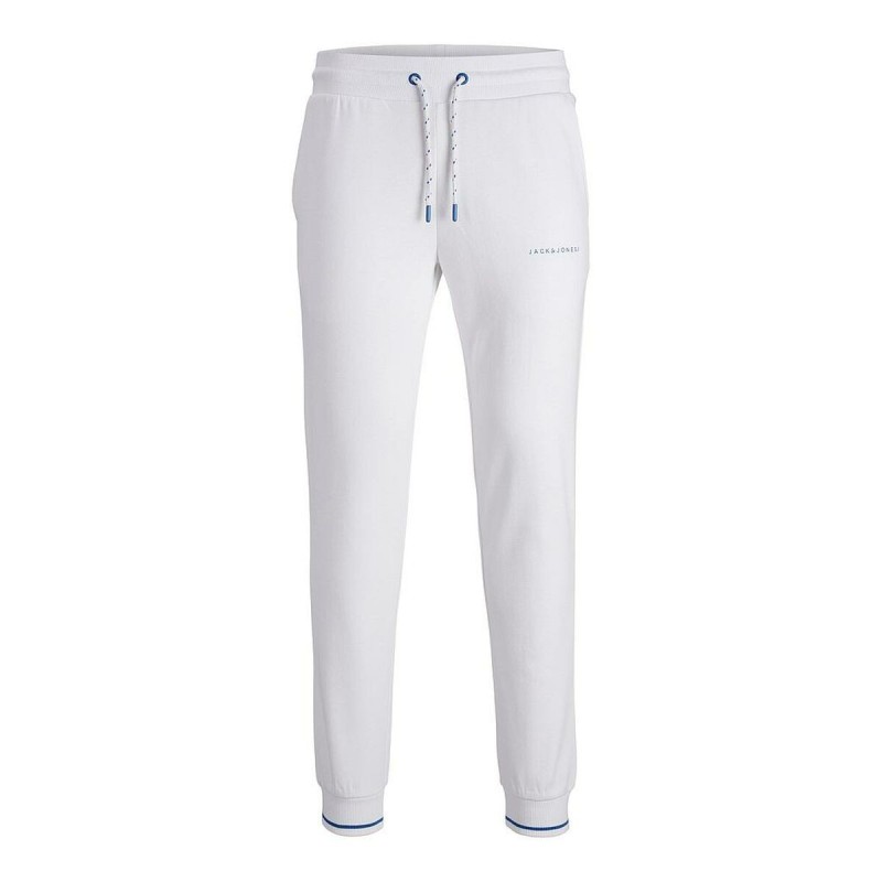 Pantalon de Survêtement pour Adultes Jack & Jones JPSTGORDON JJGLOBUS  12225105  Blanc Homme