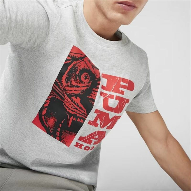 T-shirt à manches courtes homme Puma The Hooper 3 Gris clair