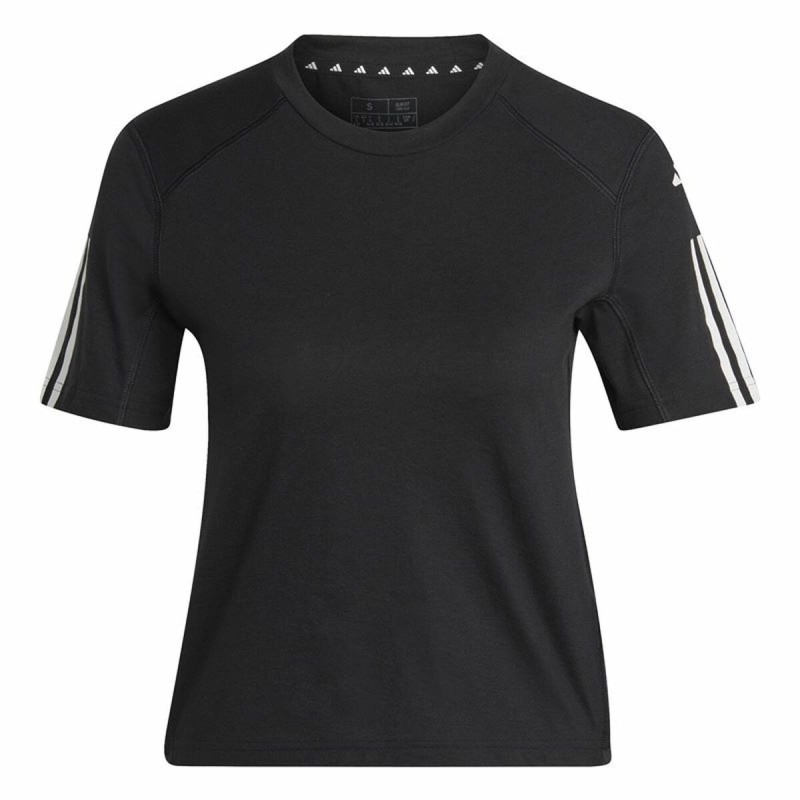 T-shirt à manches courtes femme Adidas Powerreact Noir