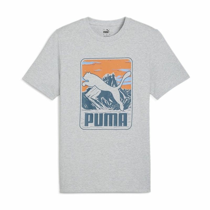 T-shirt à manches courtes homme Puma GRAPHICS Mountain Gris