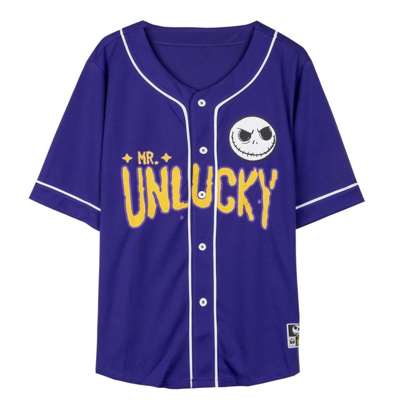 Maillot de Corps de Sport à Manches Coupe The Nightmare Before Christmas Baseball Unisexe