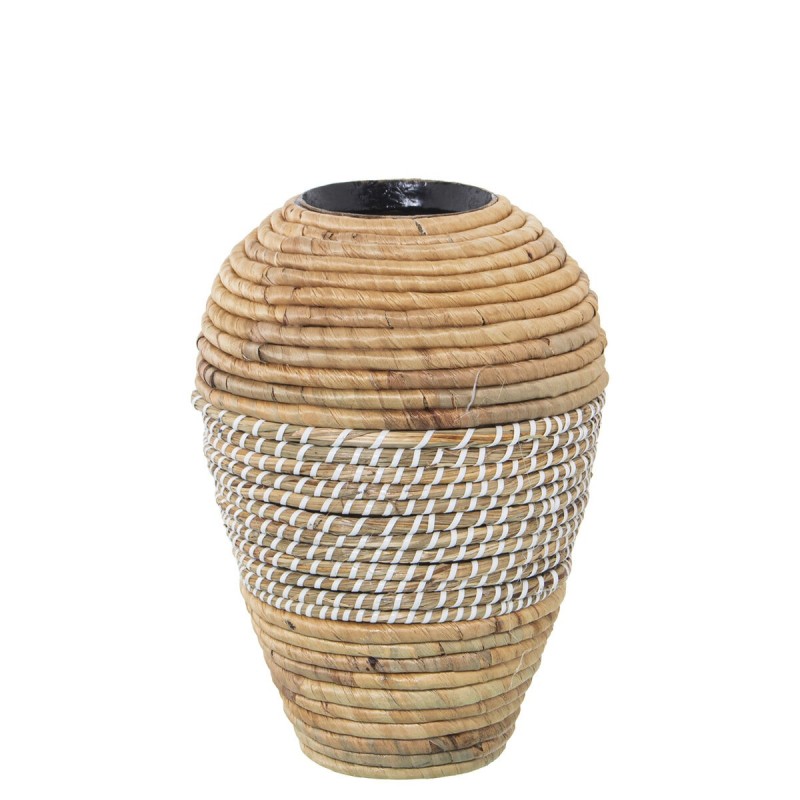 Vase Alexandra House Living Herbe de mer 21 x 21 x 30 cm