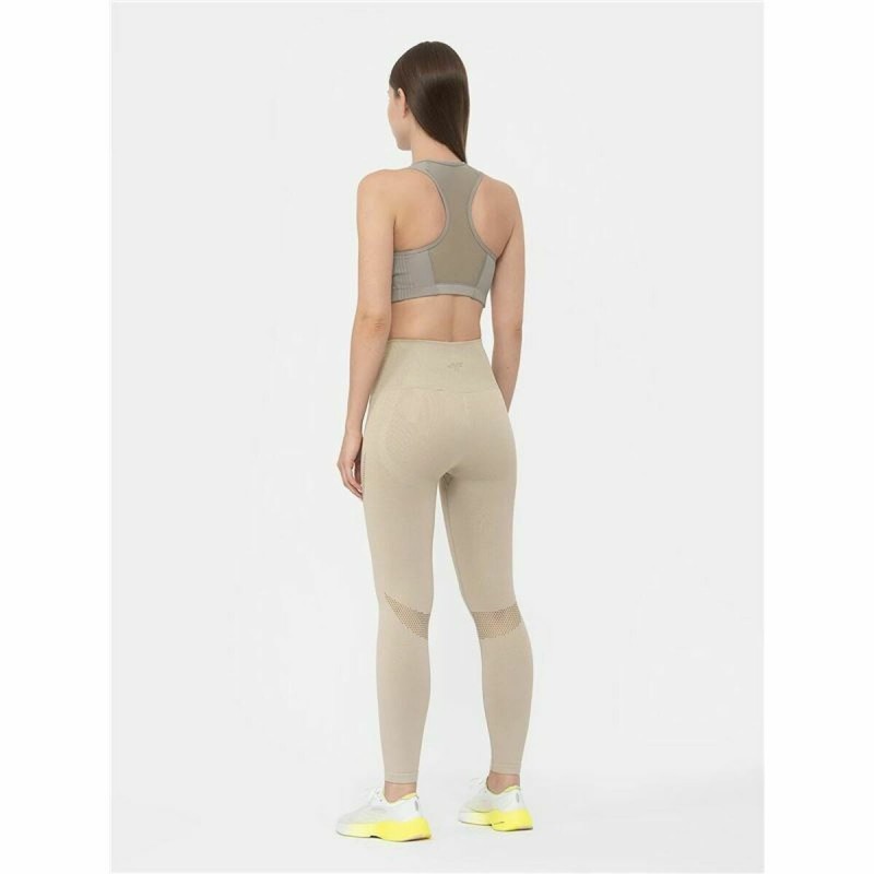 Leggings de Sport pour Femmes 4F Functional SPDF012 Beige