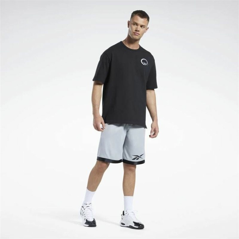 Short de Basket pour Homme Reebok Gris