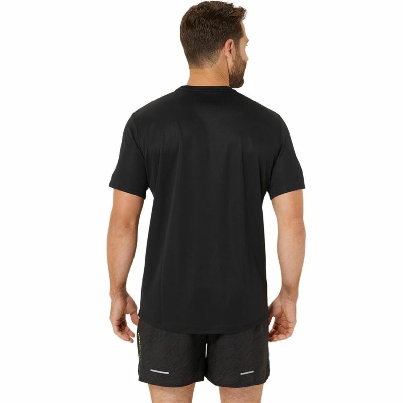 T-shirt à manches courtes homme Asics Fujitrail Logo Ss Top Noir