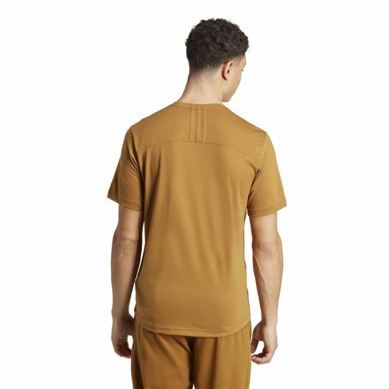 T-shirt à manches courtes homme Adidas Yoga Base Marron