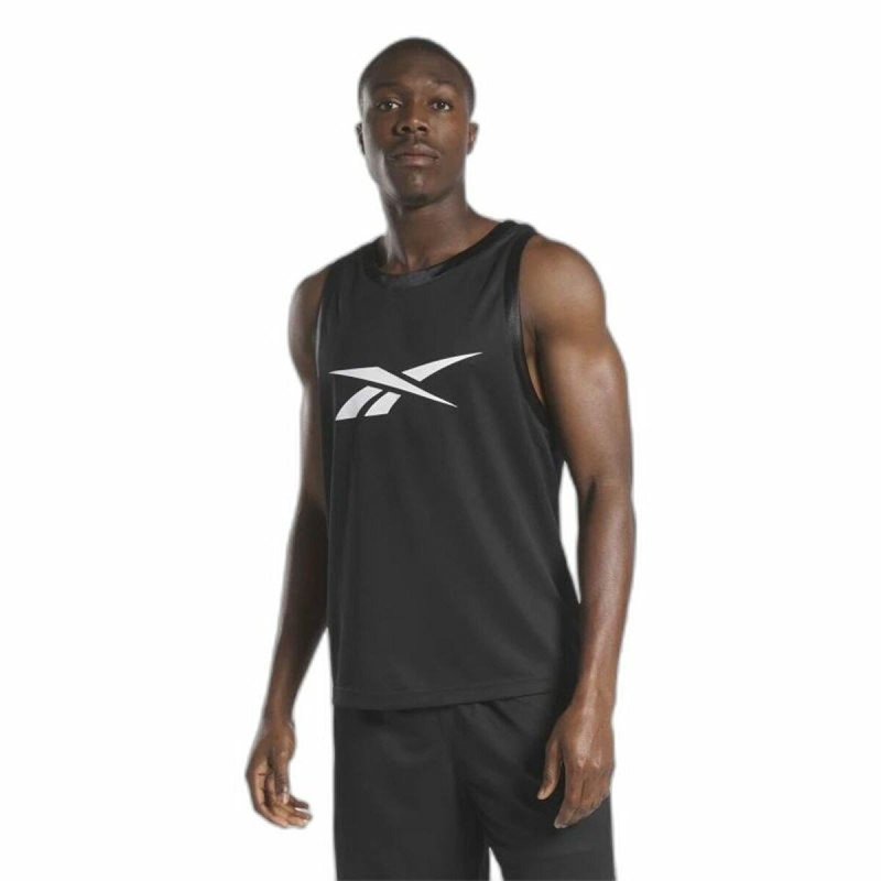 t-shirt de basket Reebok Noir