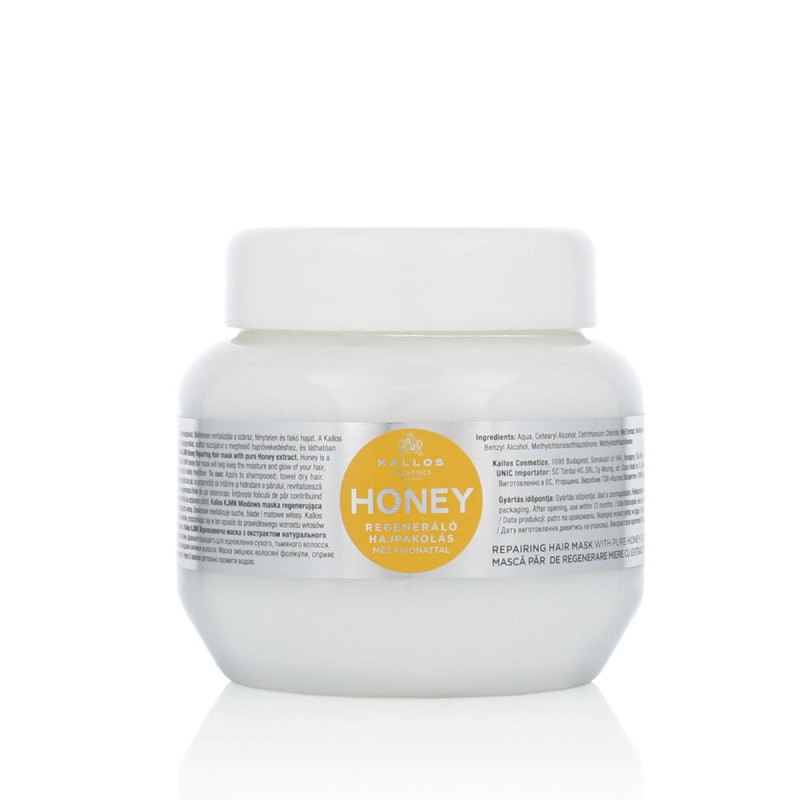 Masque réparateur pour cheveux Kallos Cosmetics Honey 275 ml