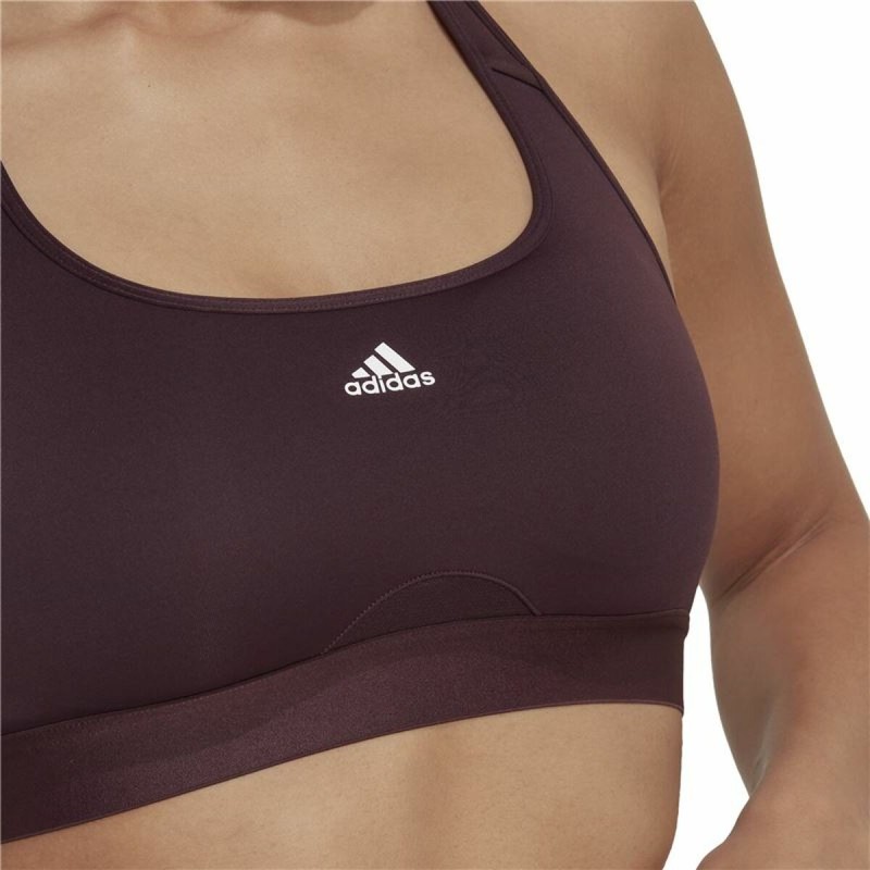 Soutien-gorge de Sport Adidas Powerreact Violet foncé