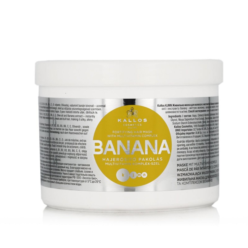 Masque pour cheveux Kallos Cosmetics Banana 500 ml