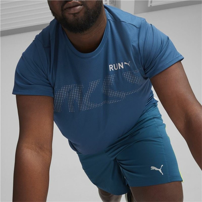 T-shirt à manches courtes homme Puma  Run Favourite Bleu foncé