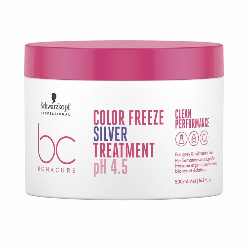 Masque pour Cheveux Blancs Schwarzkopf BC Bonacure Color Freeze pH 4.5 Silver