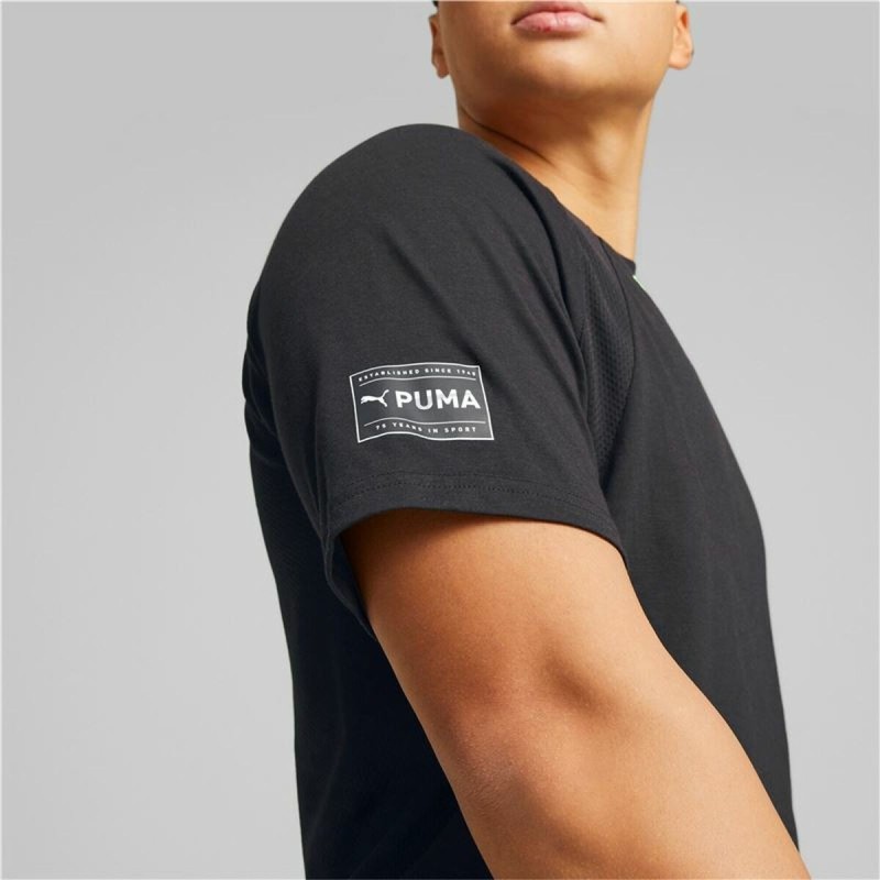 T-shirt à manches courtes homme Puma Ultrabreathe Triblend Noir