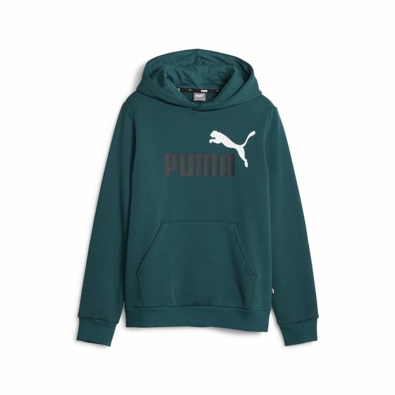 Sweat-shirt Enfant Puma Ess+ 2 Col Big Logo Bleu