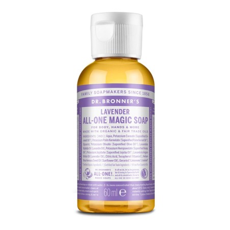 Savon liquide Dr Bronner's 60 ml Lavande