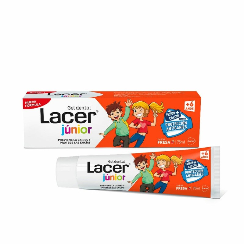 Dentifrice Lacer Fraise Junior (75 ml)