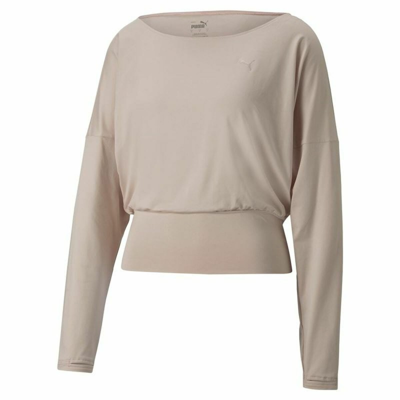 Sweat sans capuche femme Puma Studio Yogini Lite Saumon