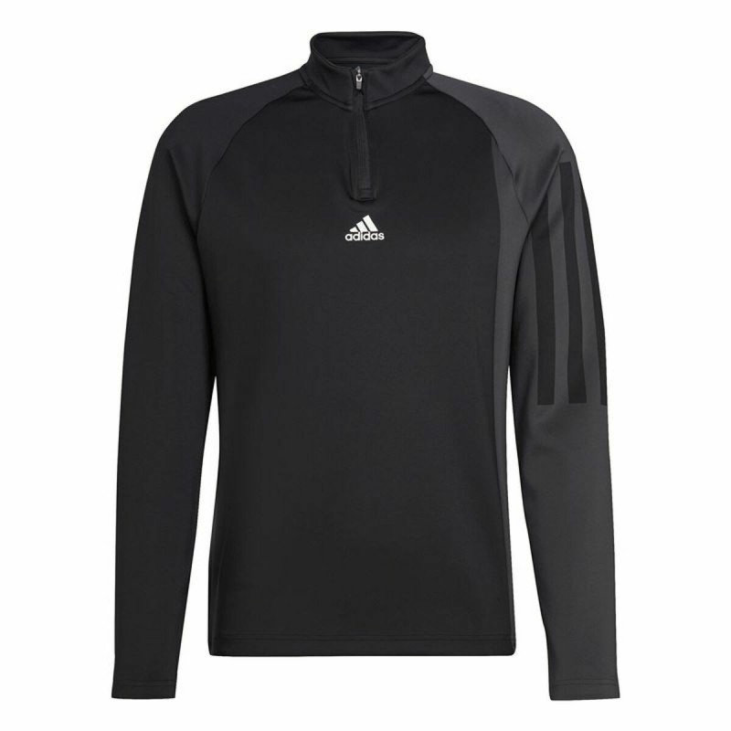 T-shirt à manches longues homme Adidas 1/4-Zip Noir