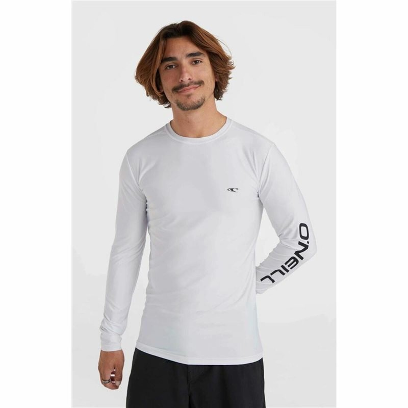 Maillot de Corps de Sport à Manches Coupe O'Neill  Essentials L/Slv  Blanc