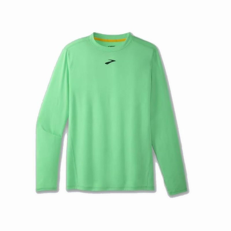 T-shirt à manches longues homme Brooks High Point Vert