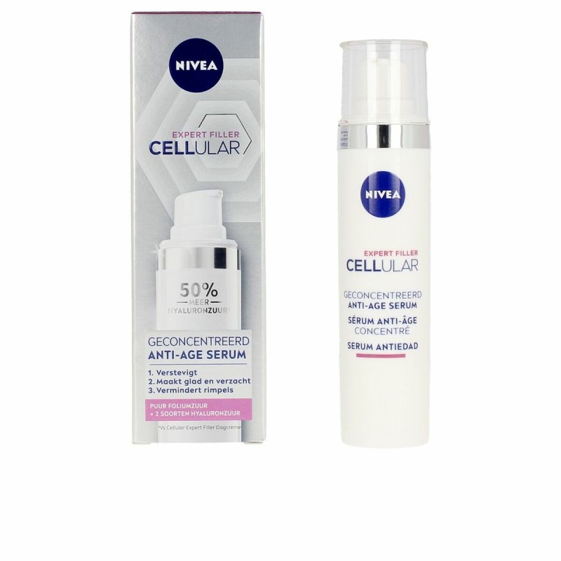 Sérum visage Nivea Cellular Filler Anti-âge Acide Hyaluronique Collagène (30 ml)