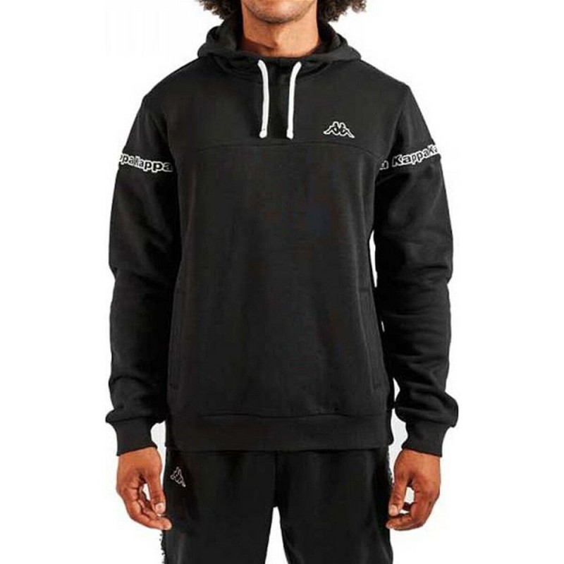 Sweat à capuche homme Kappa Itopo Noir