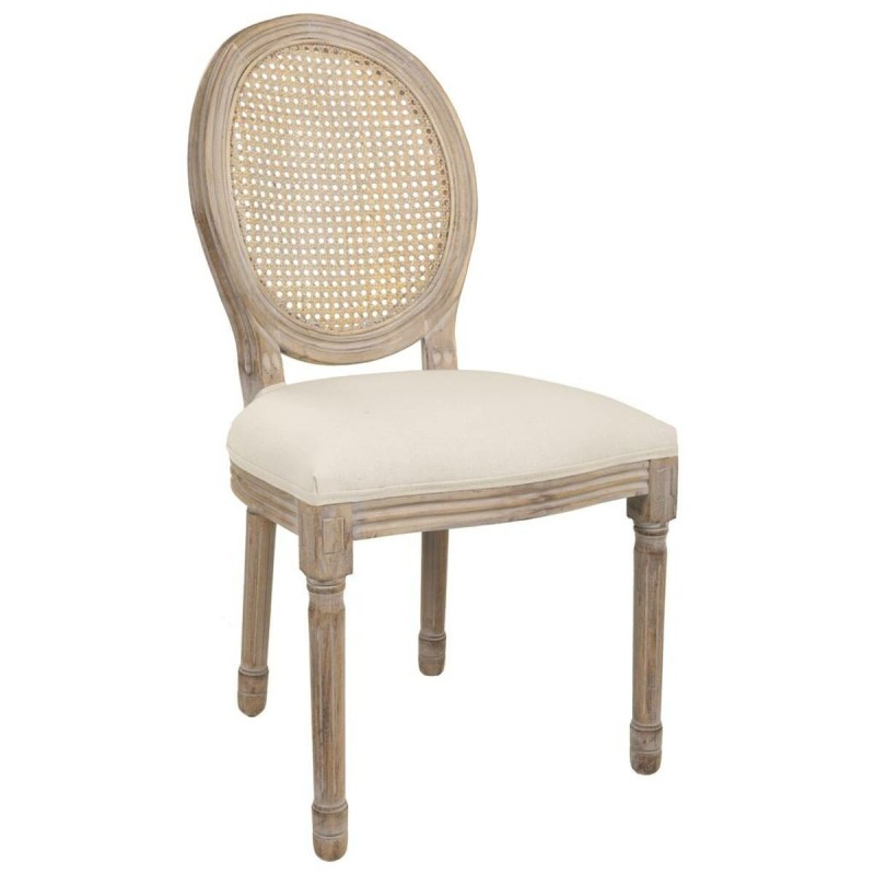 Chaise de Salle à Manger Alexandra House Living Beige 46 x 96 x 48 cm