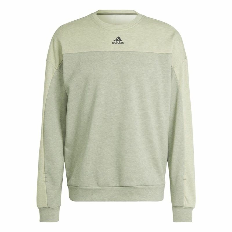 Sweat sans capuche homme Adidas Mel Crw Beige